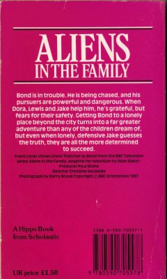 Aliens in the Family  by Margaret Mahy