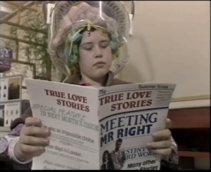 Dora having her hair done