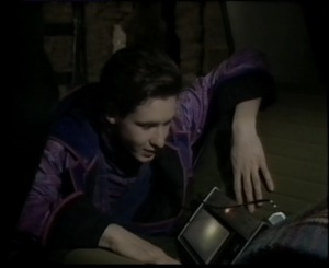 Solita needs to recharge and so is plugged into the wall.