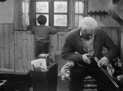 Cesar is cleaning his rifle