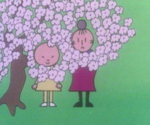 She is happy to see the blossom but not for long