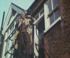 He only just survives the explosion