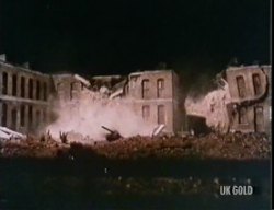 Whole buildings are destroyed