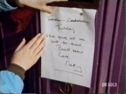 Nicky leaves a note for her parents on the off chance they have any feelings left for her