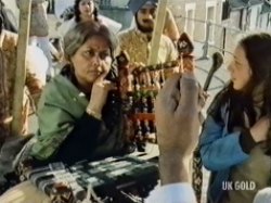 The grandmother is at first not too sure of Nicky