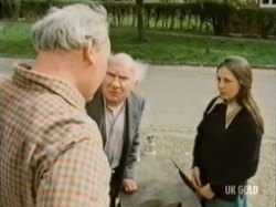 Barnard arrives - cow hand and looks like one