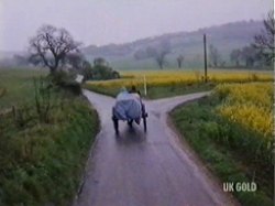 Nicky leaves via horse and cart in search of her Aunt's house