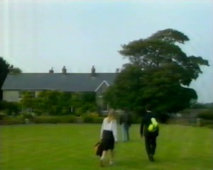 Gwyn and Nia follow Michael home