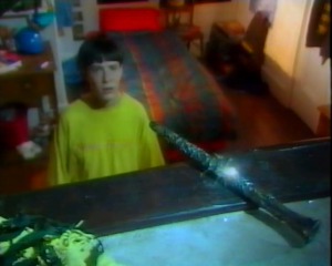 The pipe glows and Gwyn knows he must take it with him