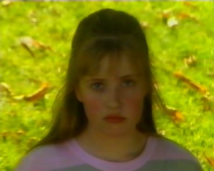 Nia looks up at the Chestnut tree