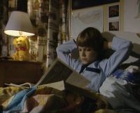 Chocky is reading a book with Matthew