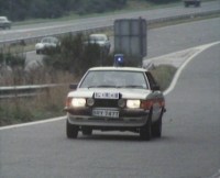 He is sped home in police car