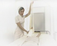 A nurse and several doctors took care of him