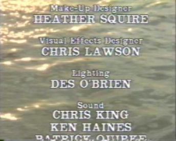 End credits for The December Rose