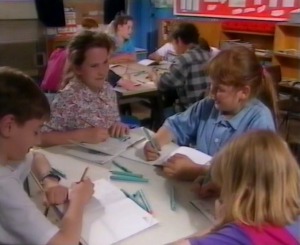 The children laugh at poor Nia