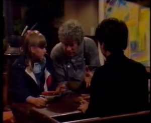 Nia at the Chapel with Emlyn and his father