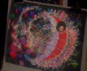 A painting of Emlyn's mother in the Moon