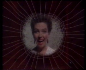 Nia sees  Emlyn's mother as she was when she wore the dress