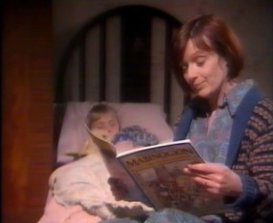 Mrs. Lloyd reads the children a bedtime story