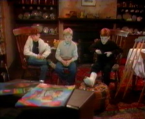 Gareth is home after breaking his leg at school