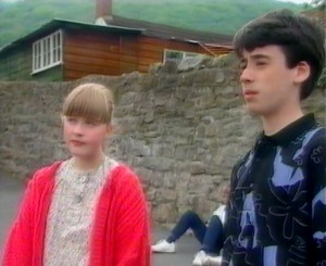 All is right at school now between Nia, Gwyn and Emlyn, although Gwyn is still off school for several days