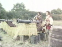 They turn the Spanish guns around