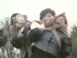 They attack the spanish