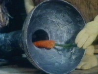 Naughty Perkin puts the carrot in the Flumpet