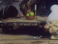 The spoons follow Pootle outside