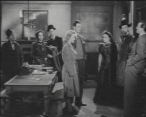 Teddy prevents (at gunpoint) anyone from leaving