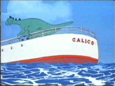 Godzooky on the Calico