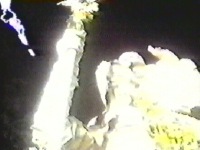 A flash of lightening leaves his staff