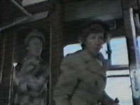 Second woman on train