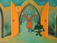 He is caught in the act