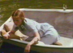 She wakes to find herself in the middle of the pond