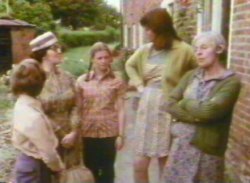 Gramma comes out to help