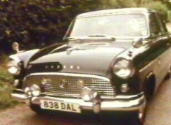 Dad has borrowed a large new car