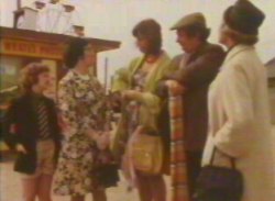 Aunt Blodwen will have nothing to do with the beach