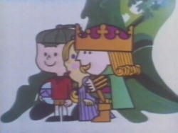 Eventually the Kind retires with his men back to the castle