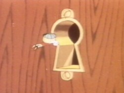 The Magic Ball turns Sam into a very small Sam