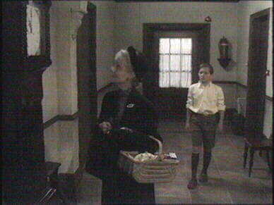 Mrs Bartholomew passes the clock