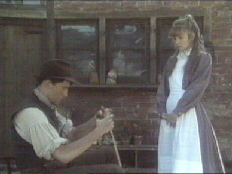 Hatty gets Able to help make the bow and arrows