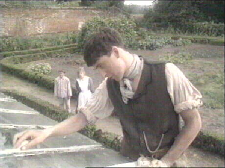 Able kindly fixes the glass that Hatty broke