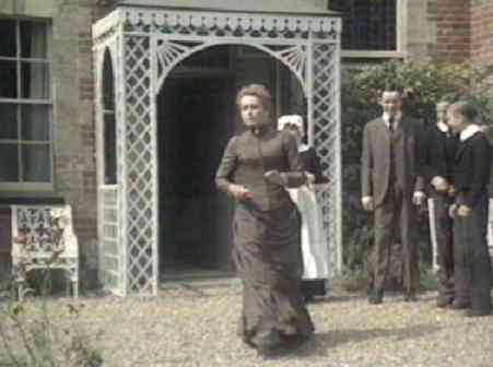 Aun tGrace is furious that the geese are in the garden