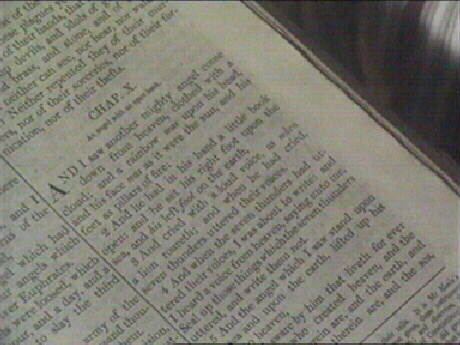 Revelation Chapter ten verses one-six