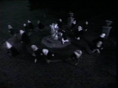 They scatter on Minty's arrival