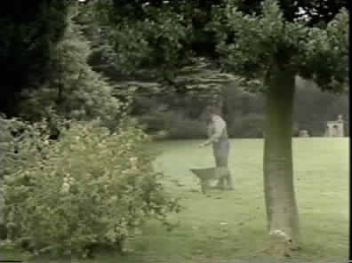 Minty sees the gardener slowly vanish