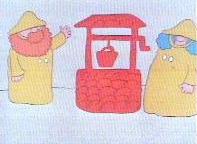 Nellys knitted wishing well