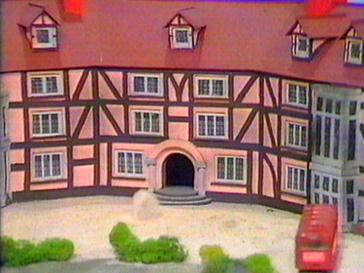 Sand being thrown up as visiting Potty's run to the hall for tea