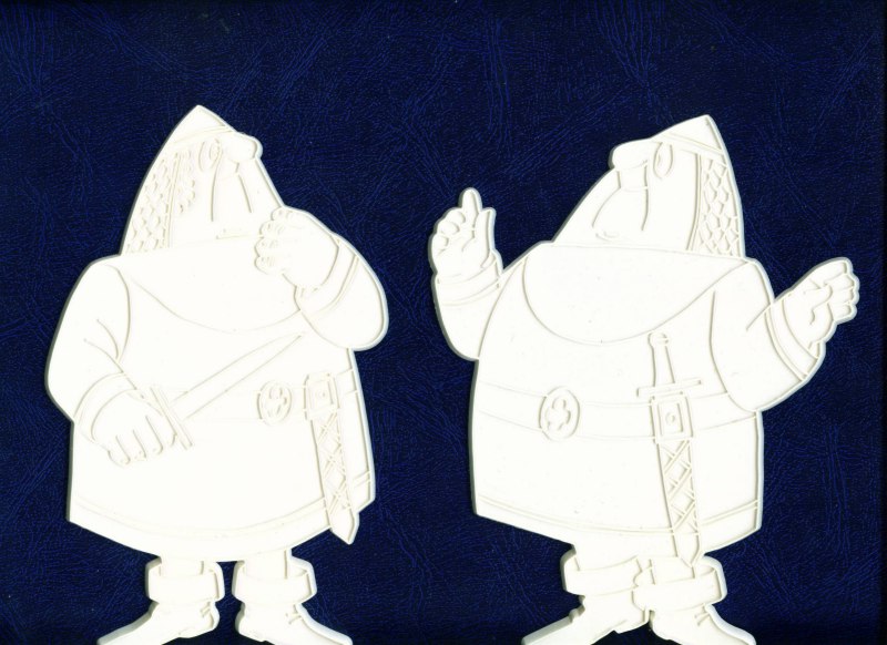 The Adventures of Sir Prancelot - Action Art - Silhouettes